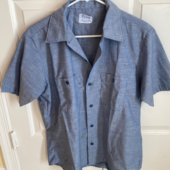 Vintage Denim Button Down Shirt - Picture 1 of 2